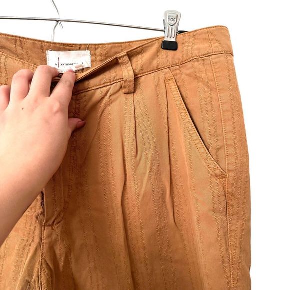 ANTHROPOLOGIE Scout Ankle Slim Pleated Pant Sz‎ 31 - Picture 3 of 4